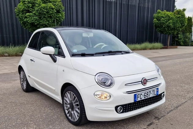 Fiat 500 cena 47800 przebieg: 80000, rok produkcji 2018 z Bytom małe 232